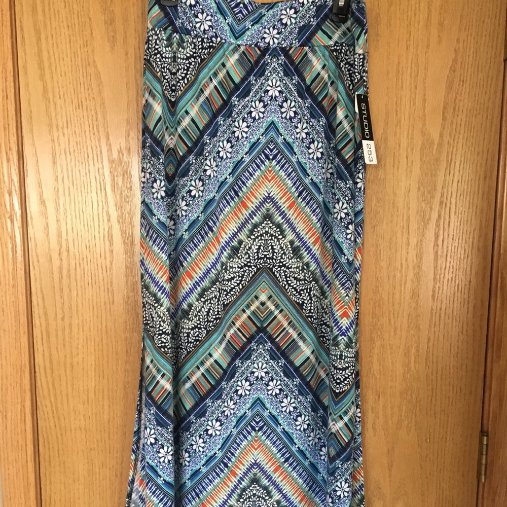 Knit maxi skirt